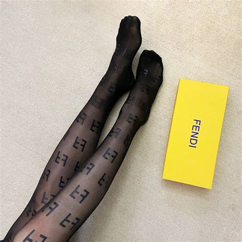 fendi logo stockings|Fendi stockings for women.